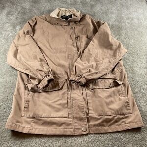 London‎ Fog Limited Edition XL Beige Rain Coat Trench Jacket Warm